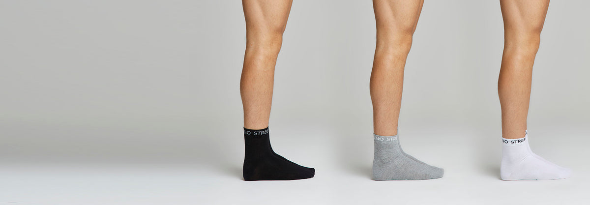 6 SALVAPIEDE POMPEA NO STRESS MINI CALZE CALZINI UOMO DONNA IN COTONE - Foto 4