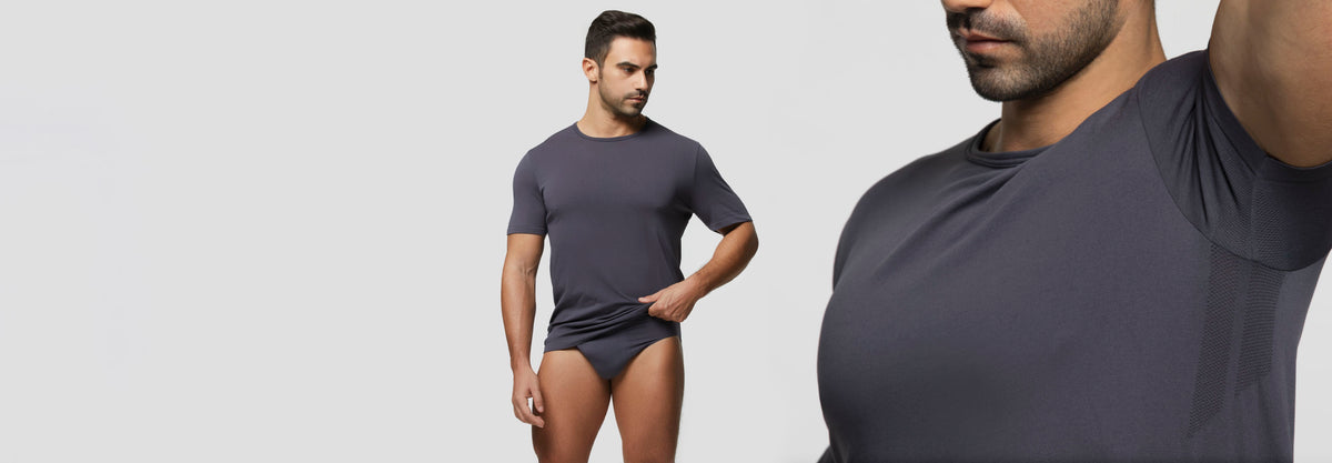 VARIOUS Men's Slinky Soft Stretch Semi-Transparent Spandex Thong-Lycra  Underwear