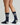 Argo cotton tennis sock with contrasting stripes