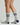 Argo cotton tennis sock with contrasting stripes