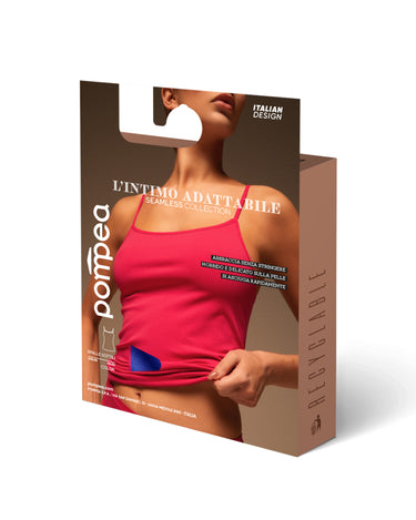 Canotta seamless con spalline sottili