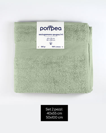 Set Spugna Viso + Ospite