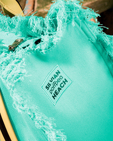 Pompea x Silvian Heach borsa in canvas