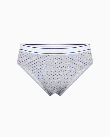 Slip homme en coton à motif pois