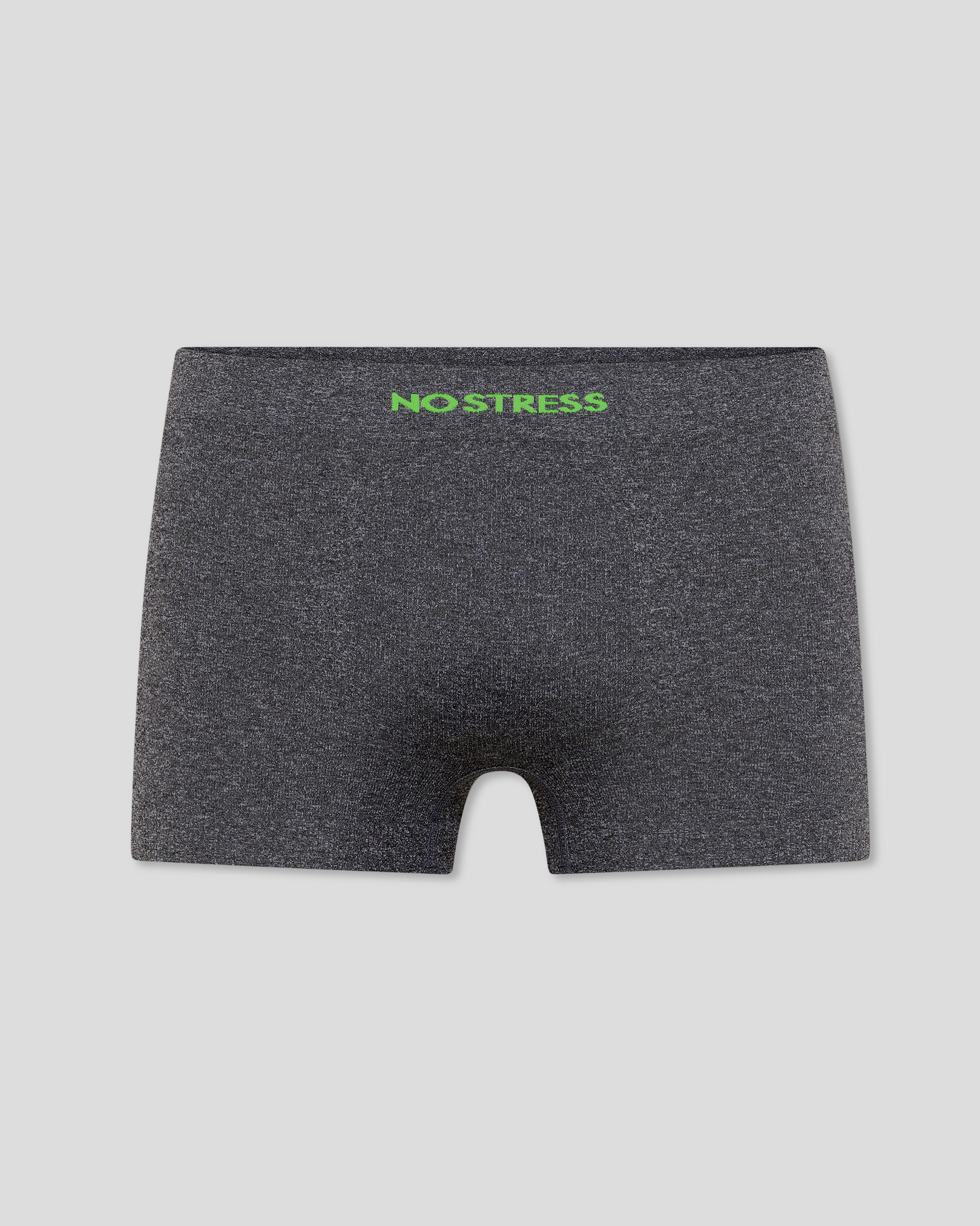 Boxer long sans couture homme, bleu chiné Boxer long sans couture homme, bleu chiné