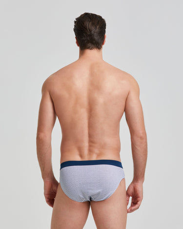 Slip homme en coton motif cravate