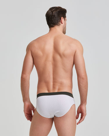 Slip uomo cotone motivo a pois