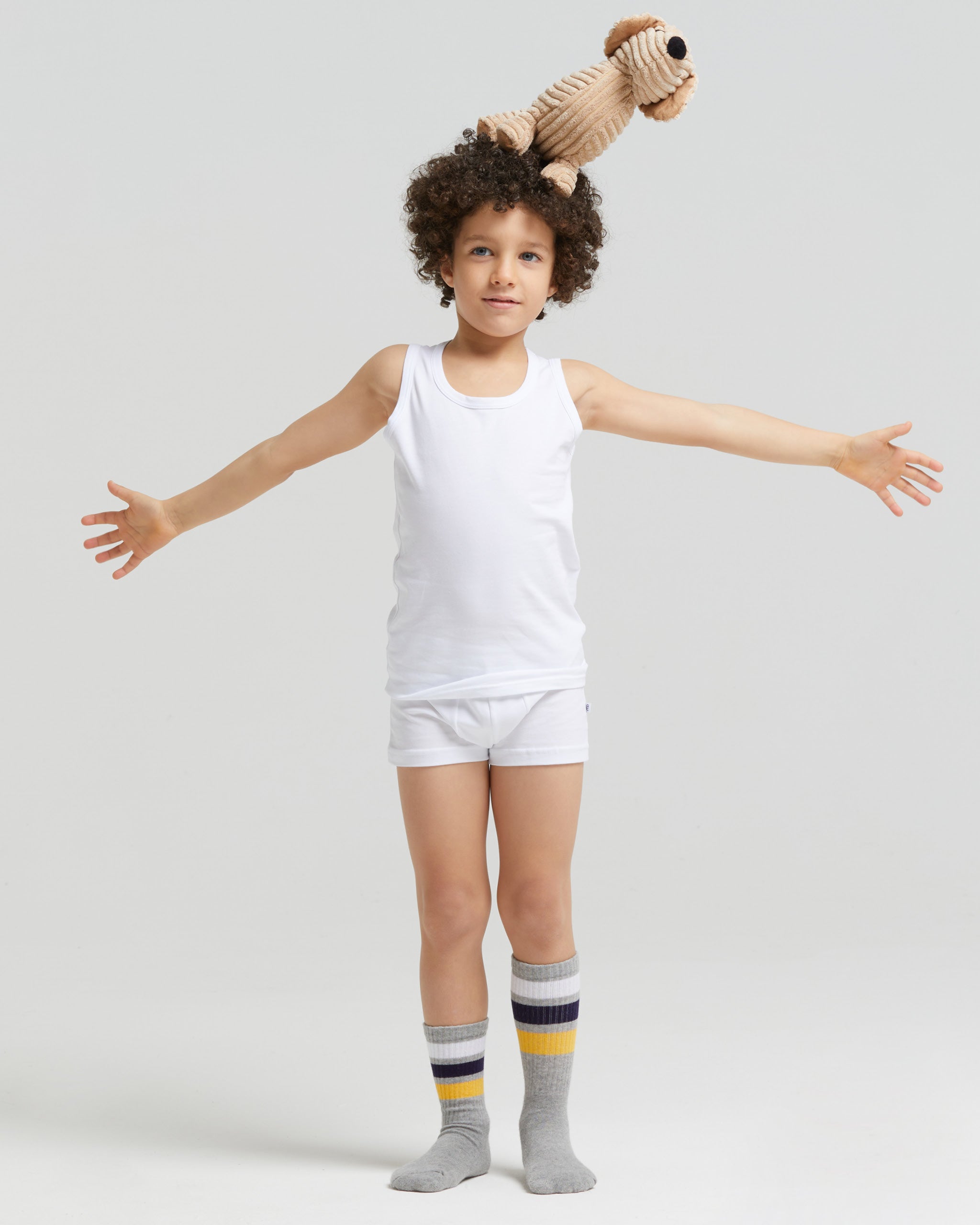T-shirt Ribbon, vestibilità regolare Jersey di cotone bianco T-shirt Ribbon, vestibilità regolare Jersey di cotone bianco