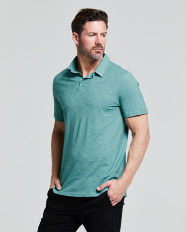 POLO DE ALGODÓN FLAMEADO PARA HOMBRE