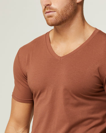 T-Shirt scollo V no stress cotone modal