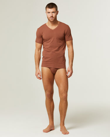 T-Shirt scollo V no stress cotone modal