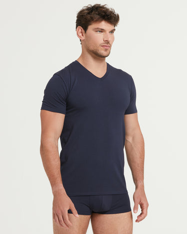 T-Shirt scollo V no stress cotone modal