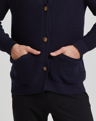 CARDIGAN UNISEX CON CAPPUCCIO