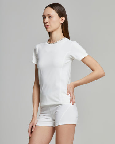 T-shirt donna no stress slim fit cotone