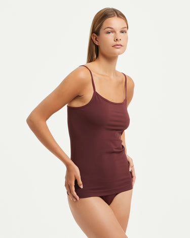 Canotta seamless con spalline sottili