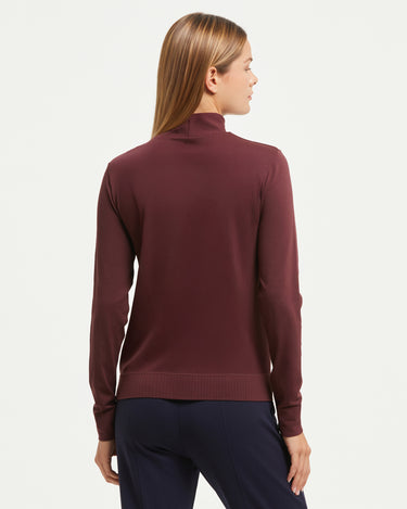 Camiseta de cuello alto mujer sin costuras