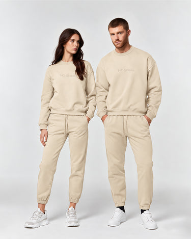 Unisex cotton No Stress crew-neck sweatshirt