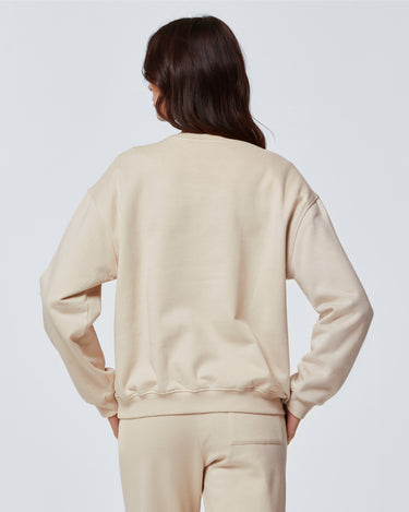 Unisex cotton No Stress crew-neck sweatshirt