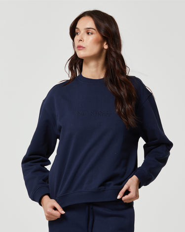 Unisex cotton No Stress crew-neck sweatshirt
