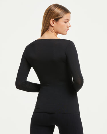 Maglia pizzo in modal cashmere