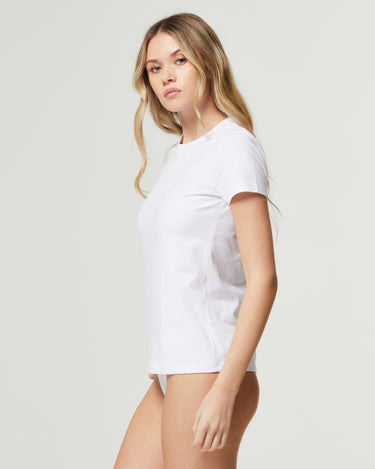 T-shirt donna manica corta caldo cotone