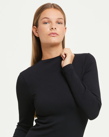 Abito midi manica lunga seamless