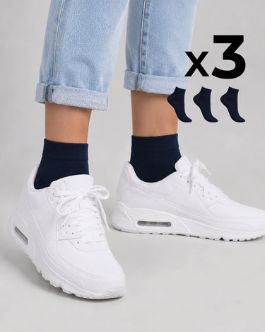Bike socks cotone x3 donna