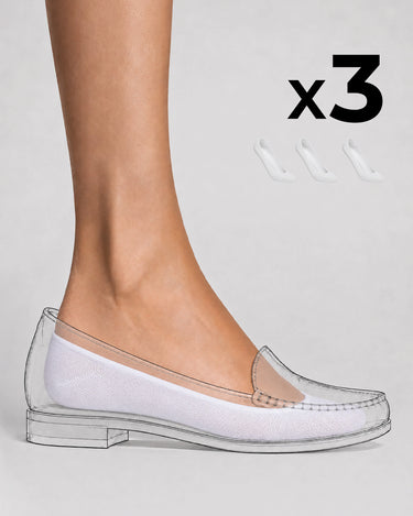 Protège-pieds unisexe en silicone x3