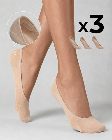 Protège-pieds unisexe en silicone x3