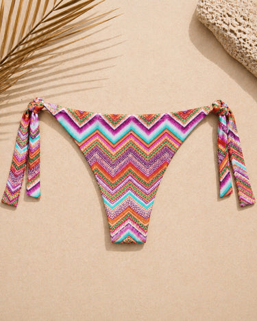 Slip donna con fiocchi laterali Chevron