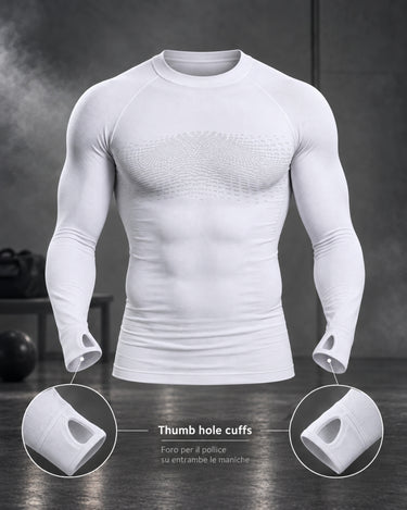 Langärmliges technisches Herren-Shirt Team Sport