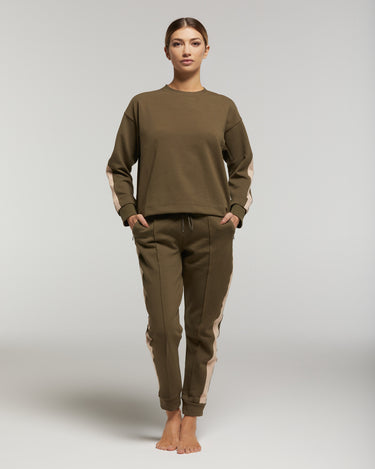 SUDADERA DE CUELLO REDONDO DE MUJER FREETIME