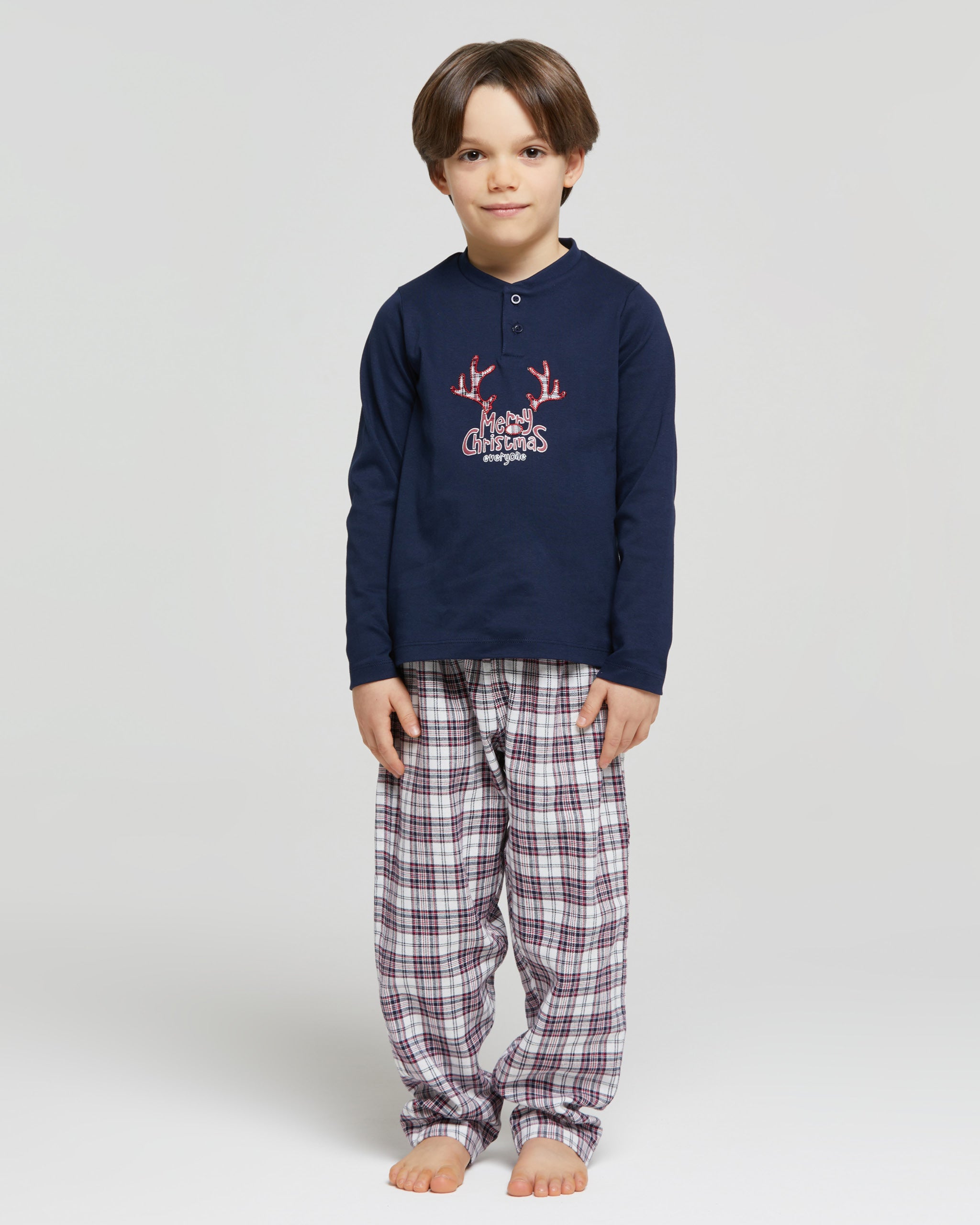 MOR Set pigiama da ragazzo - Maglietta in cotone e pantaloni per la MOR Set pigiama da ragazzo - Maglietta in cotone e pantaloni per la