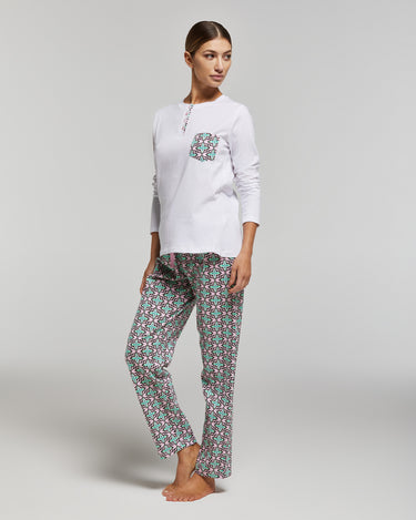 Pigiama lungo cotone Flavia