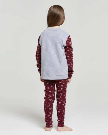 Pijama largo Andrómeda de algodón interlock