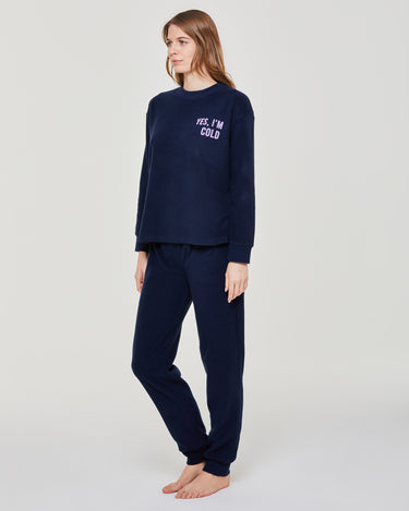 Garofano micropolar fleece long pyjamas