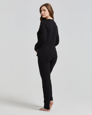 Pyjama long en coton Lorena