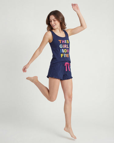 Pigiama corto cotone Girasole