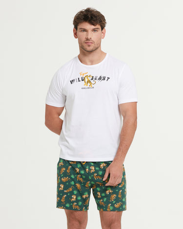Kurzpyjama aus Baumwolle Marettimo