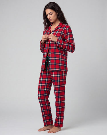 Elisabetta long flannel pajamas