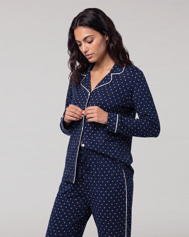 Elisabetta long warm cotton pajamas