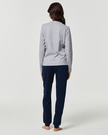 Pijama largo de algodón cálido para mujer Hotel