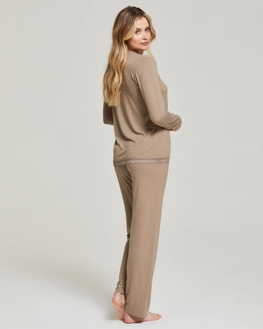 Langer Bambus-Pyjama Carmen - Premium-Kollektion