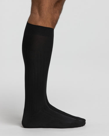 Calza lunga a coste in microfibra ultraresistente