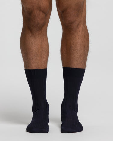 Calza corta a coste in microfibra ultraresistente