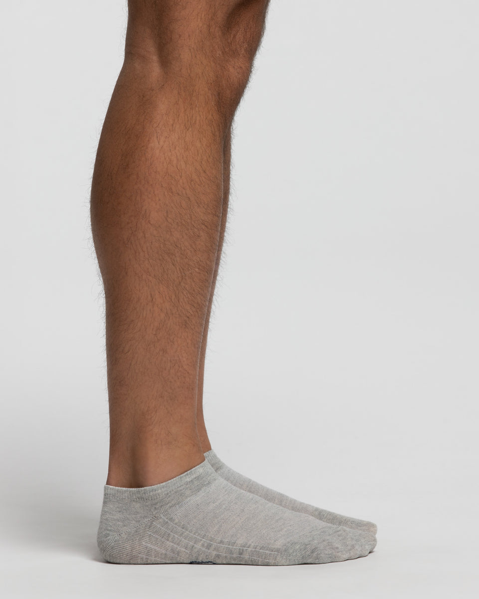 Mens grey on sale trainer socks