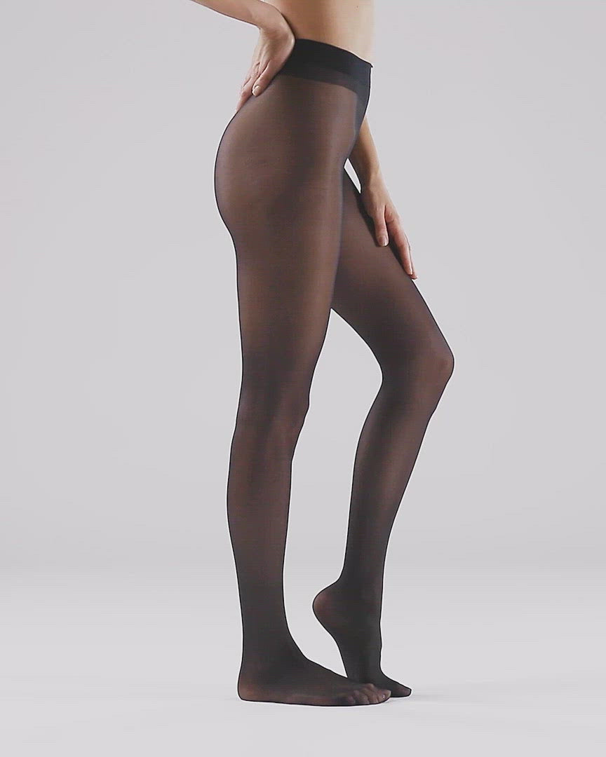 3 Collant donna Bellissima riposanti a compressione graduata 40 denari