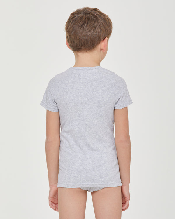 Boys stretch organic cotton T-shirt vest 