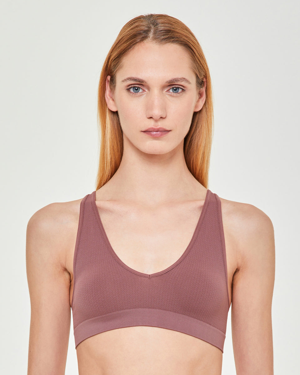 Iris & Lilly Reggiseno In Pizzo Donna, Traspirante E Senza Ferretti