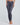 FRASCATI-LEGGINGS MIT JEANS-EFFEKT UND BLUMENMUSTER